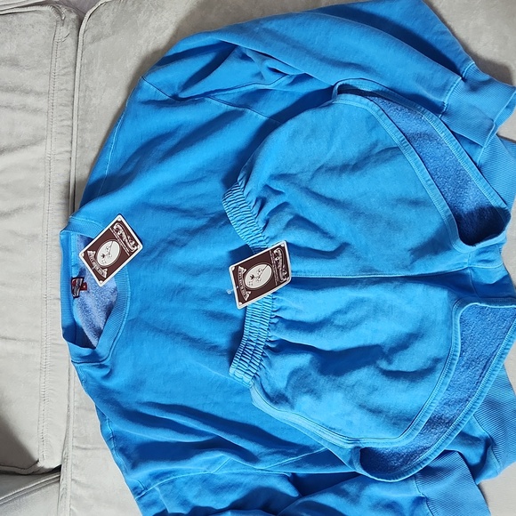 The Blank Lab Tops - Bright blue sweater short set